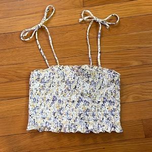 Floral crop top